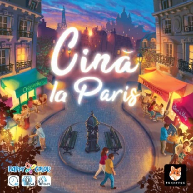 Jocuri de societate - Cina la Paris, joc de societate, 10 ani +