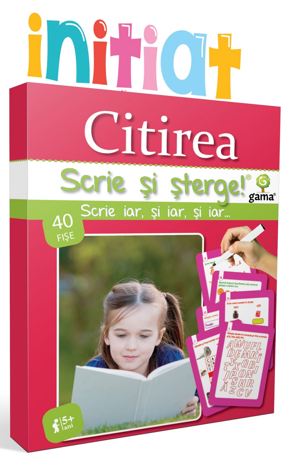 Jucarii baieti - Citirea, Editura Gama, 4-5 ani +