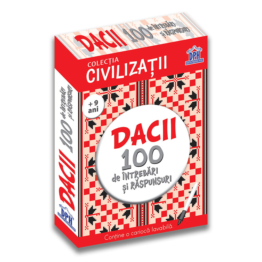 Joc educativ Civilizatii: Dacii, 100 de intrebari si raspunsuri, DPH, 10-11 ani + [1]