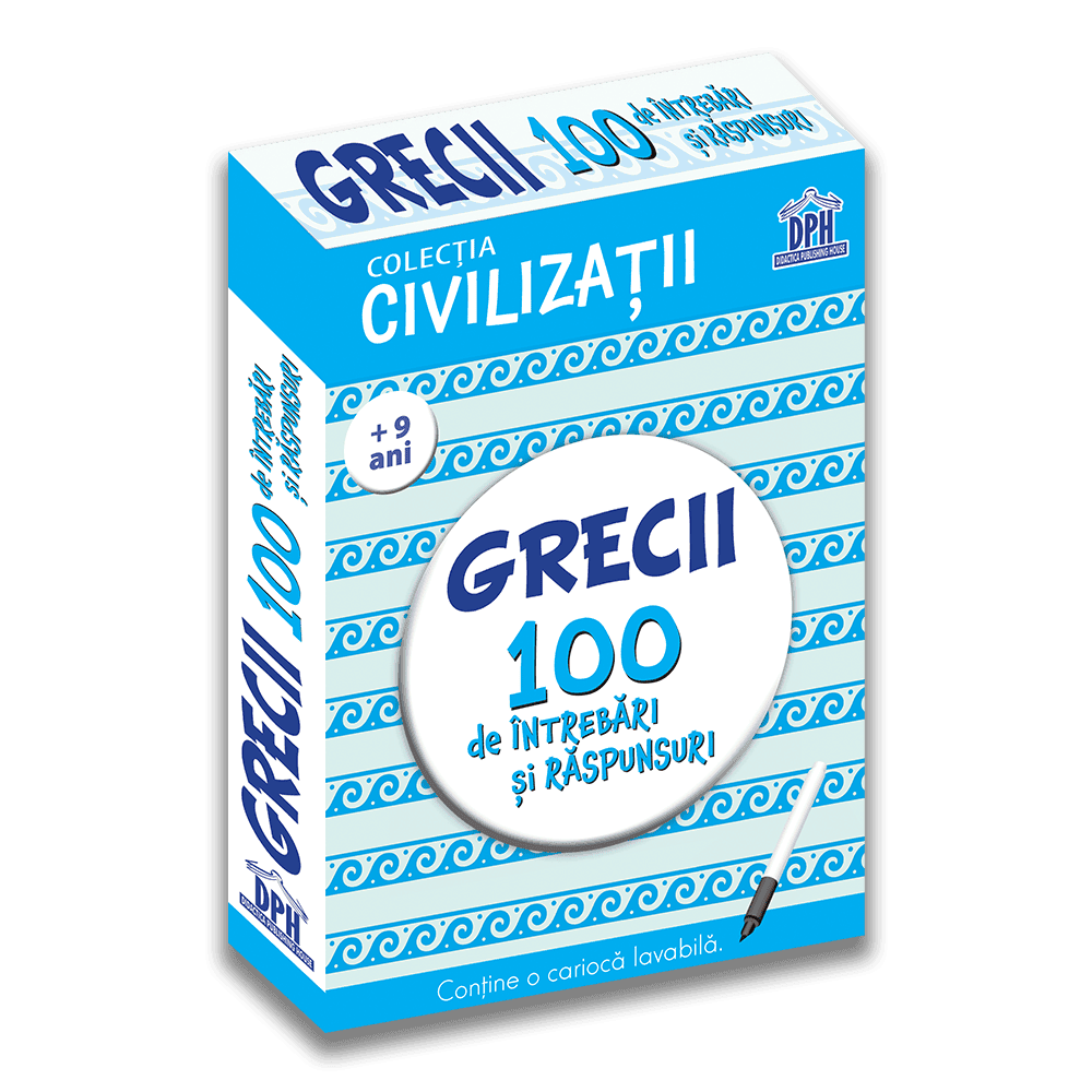 Joc educativ Civilizatii: Grecii, 100 de intrebari si raspunsuri, DPH, 10-11 ani + [1]