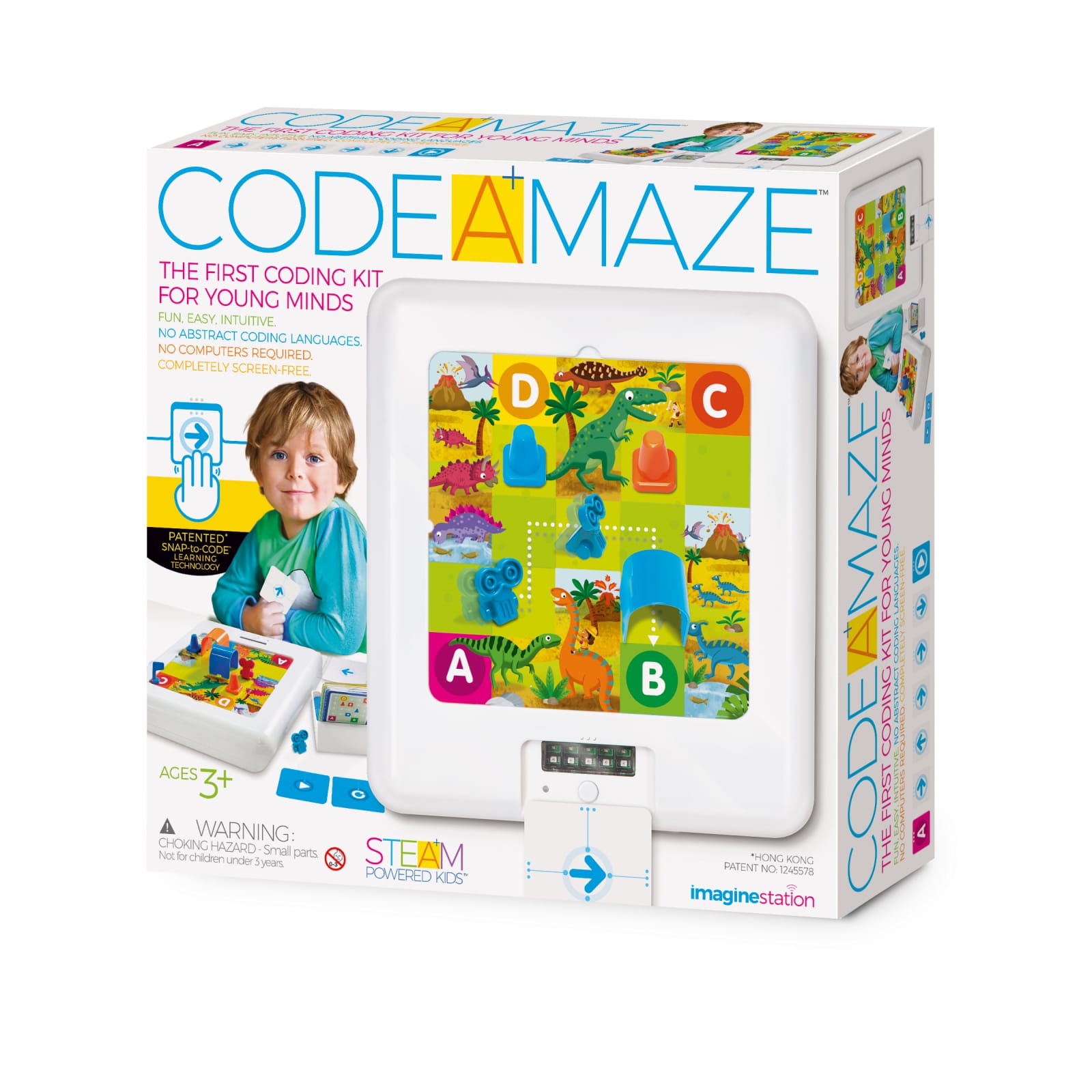Jucarii si jocuri copii - Code A Maze - joc educativ de programare, Imagine Station, 2-3 ani +