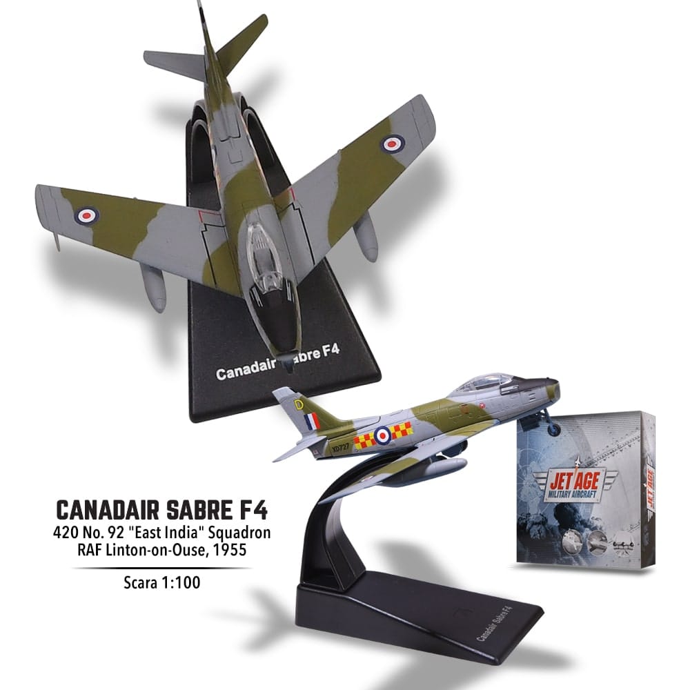 Colectia Avioane Militare Jet Age - Colectia Avioane Militare Jet Age - Nr.06 - Canadair Sabre F4, Editions Atlas, 12 ani +
