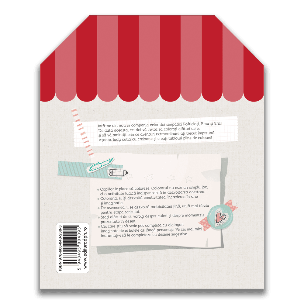 Coloram cu Ema si Eric: Carte de colorat, DPH, 2-3 ani + [2]