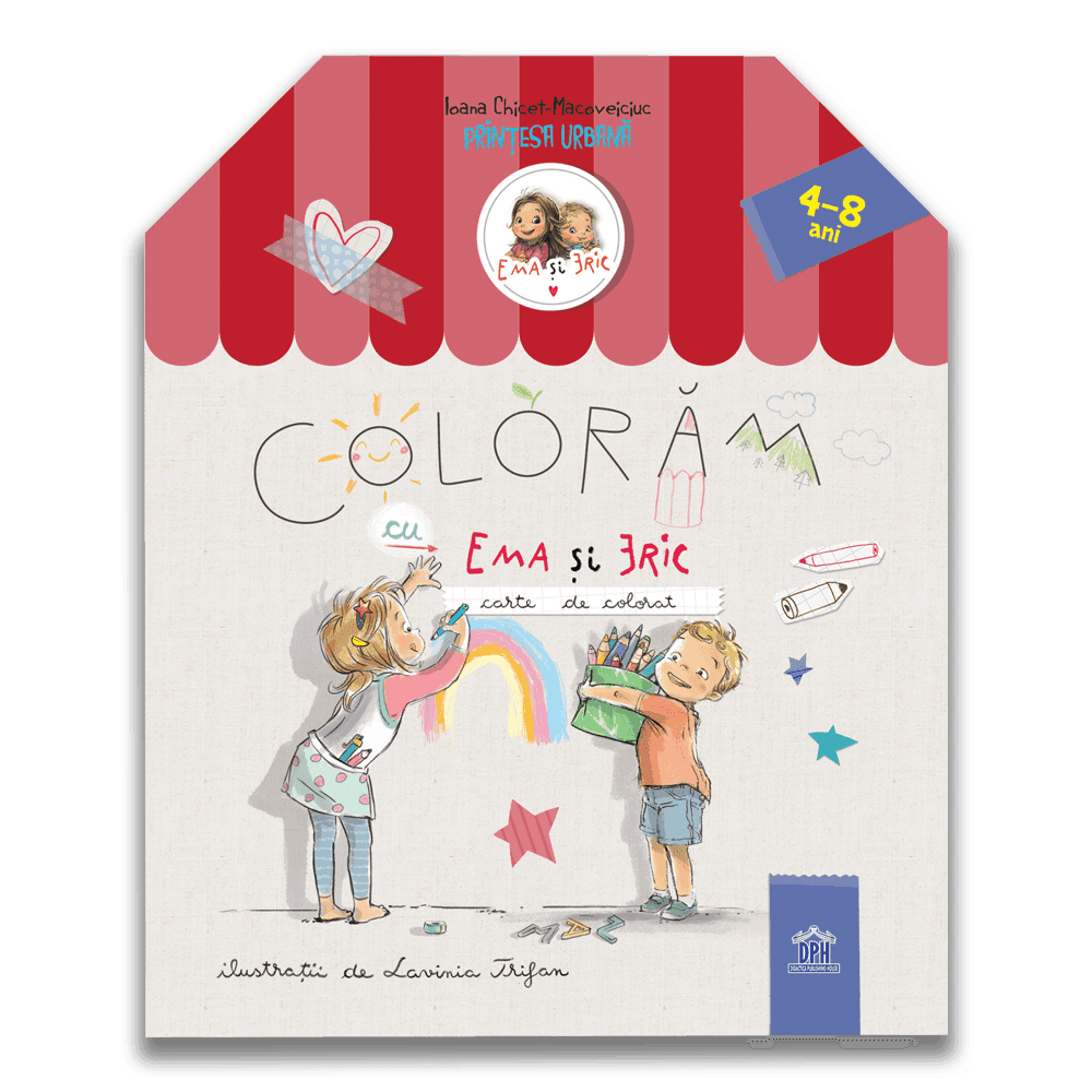 Vârsta - Coloram cu Ema si Eric: Carte de colorat, DPH, 2-3 ani +