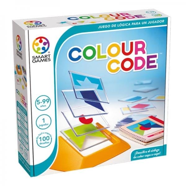 Smart Games - Colour Code, joc de logica cu 100 de provocari, 5+ ani [1]