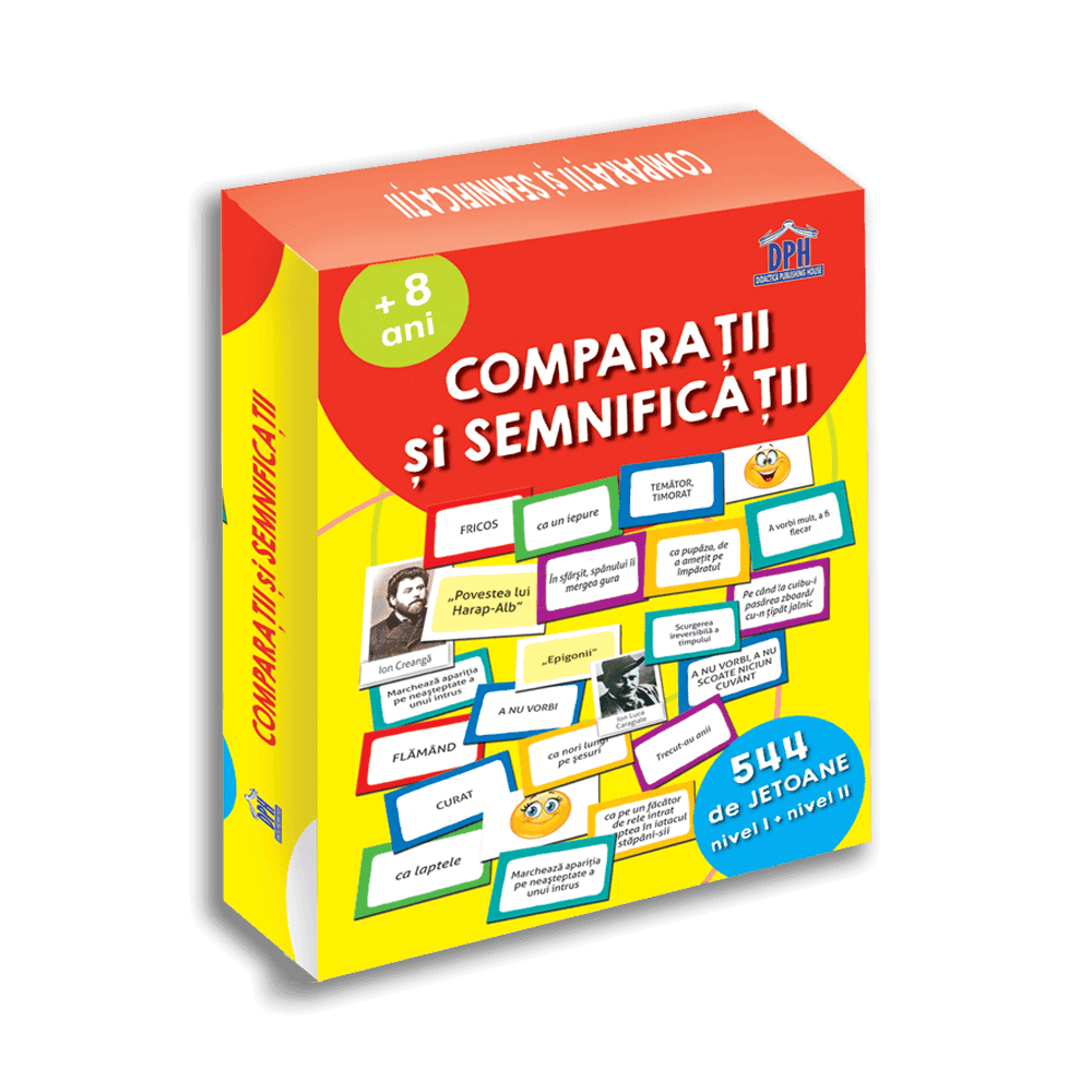 Vârsta - Comparatii si semnificatii - 544 de jetoane, DPH, 8-9 ani +