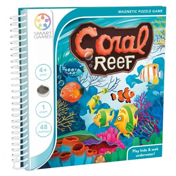 Jocuri de logica - Smart Games - Coral Reef, joc de logica cu 48 de provocari, 4+ ani