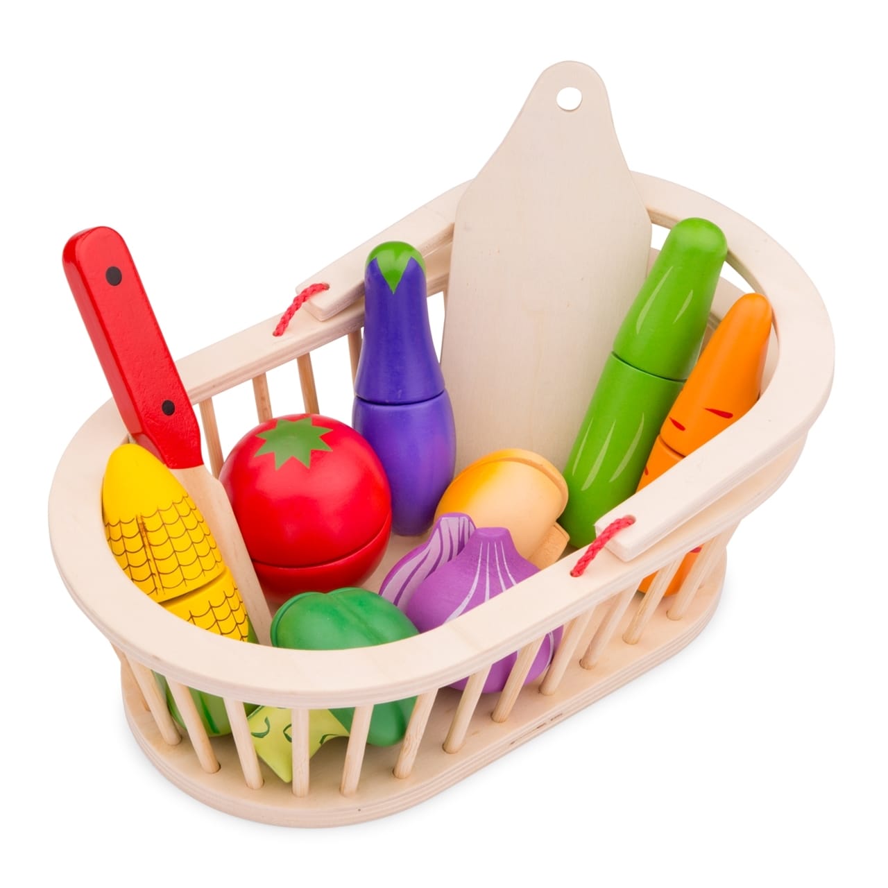 Bucatarii copii - Cos cu legume, New Classic Toys, 2-3 ani +