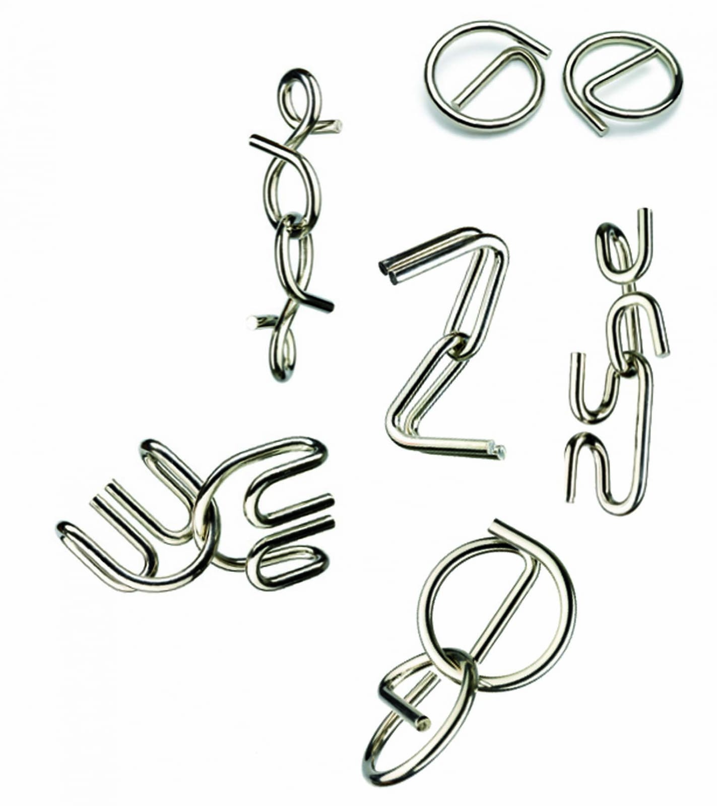 Crazix 6 jocuri metalice de logica, Djeco, 6-7 ani + [2]