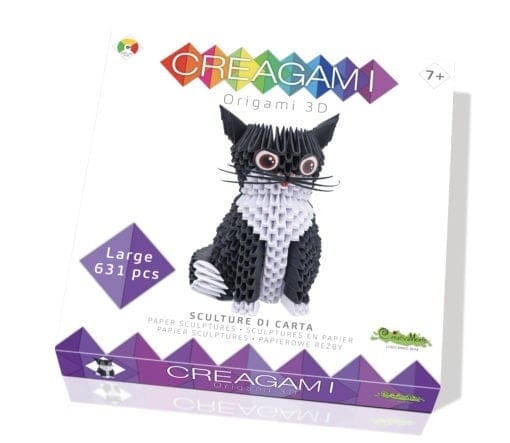 Jocuri Origami - Creagami, pisica, CreativaMente, 6-7 ani +