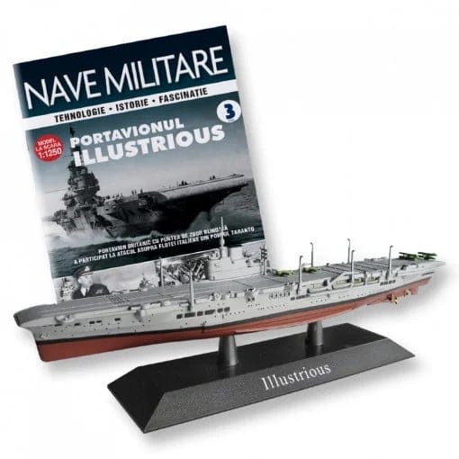 Colectia Nave Militare - Portavionul Illustrious - ediția nr. 3 (Nave Militare), DeAgostini, 12 ani +