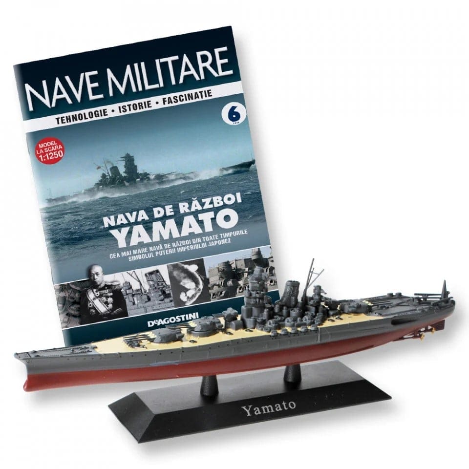 Nava de razboi Yamato - ediția nr. 6 (Nave Militare), DeAgostini, 12 ani + [1]