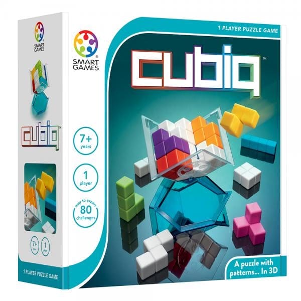 Cadouri copii - Smart Games - Cubiq, joc de logica cu 80 de provocari, 7+ ani