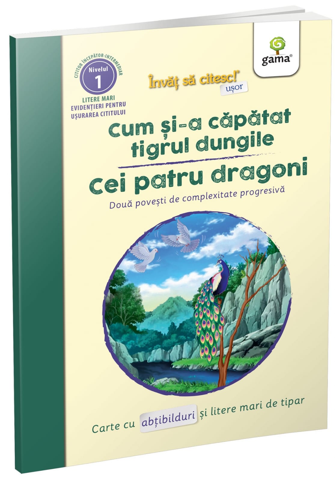 Cărți de Crăciun - Cum și-a căpătat tigrul dungile • Cei patru dragoni, Editura Gama, 6-7 ani +