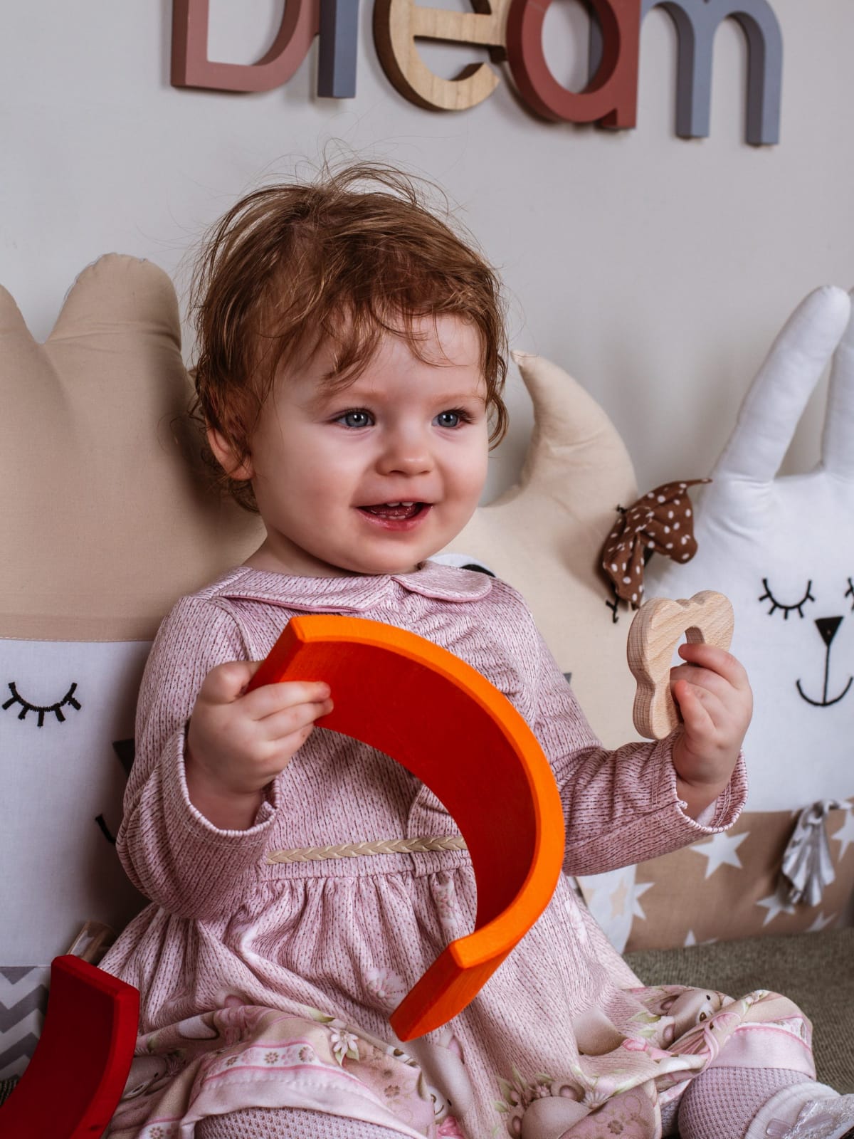 Curcubeu mediu, jucarie handmade, Egmont toys, 2-3 ani + [4]