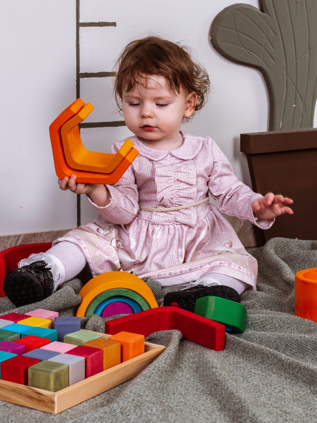 Curcubeu mediu, jucarie handmade, Egmont toys, 2-3 ani + [5]