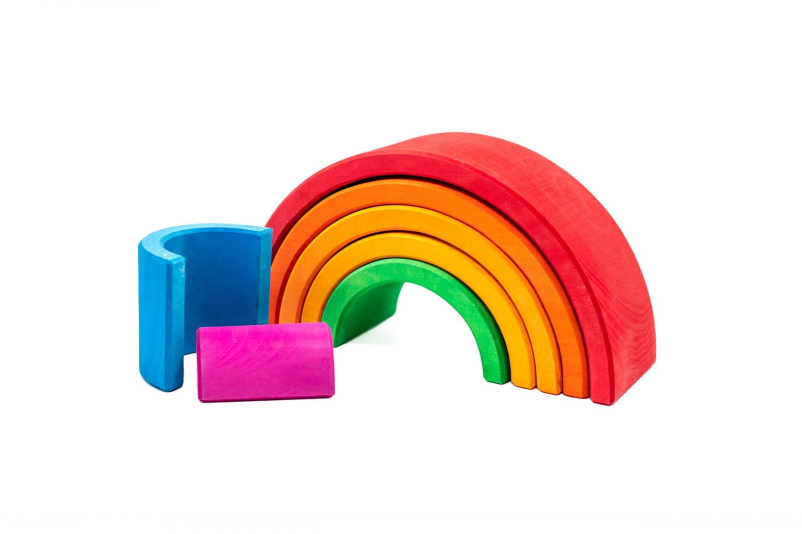 Curcubeu mediu, jucarie handmade, Egmont toys, 2-3 ani + [2]