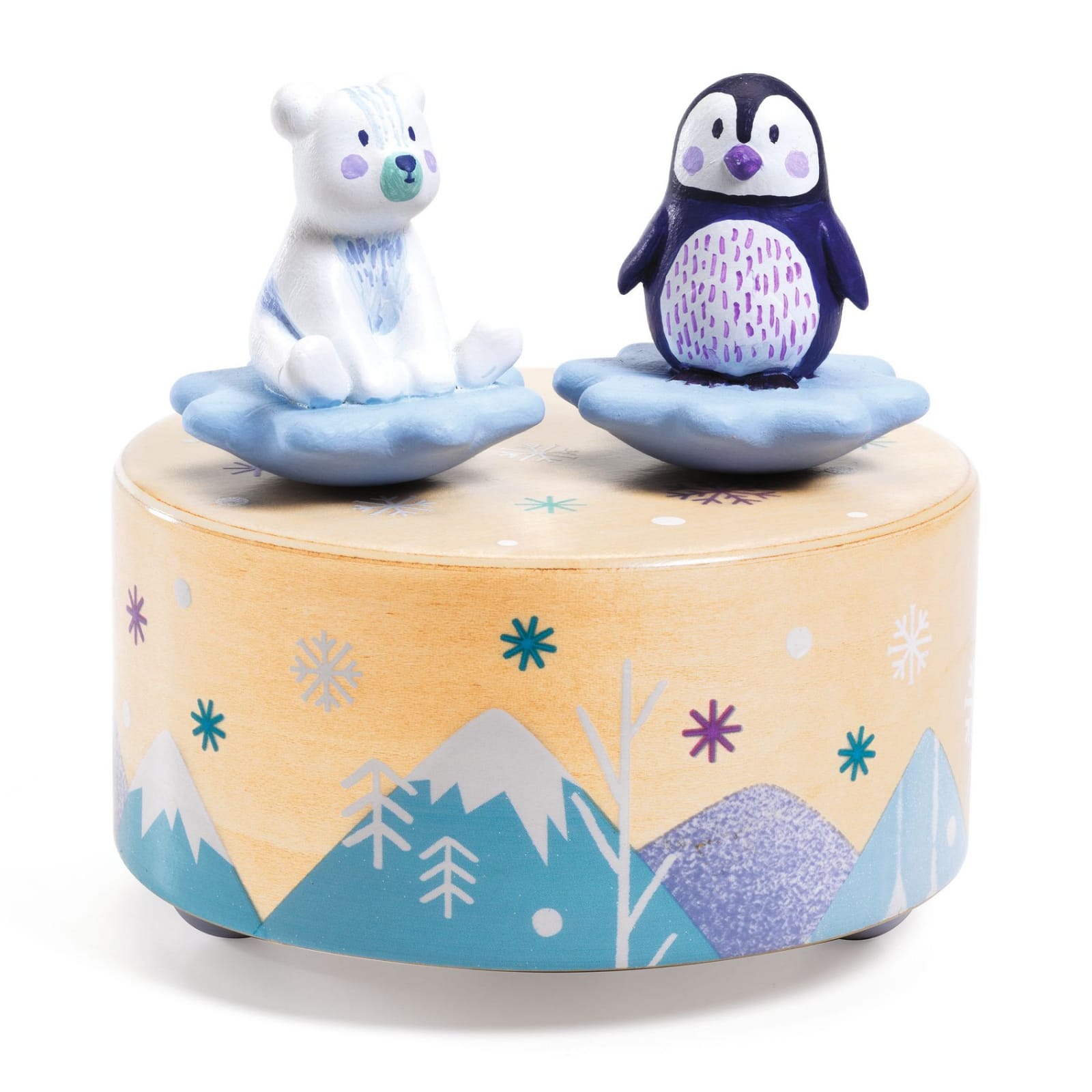 Cutie muzicala magnetica Djeco, Dansul pinguinului cu ursuletul [1]