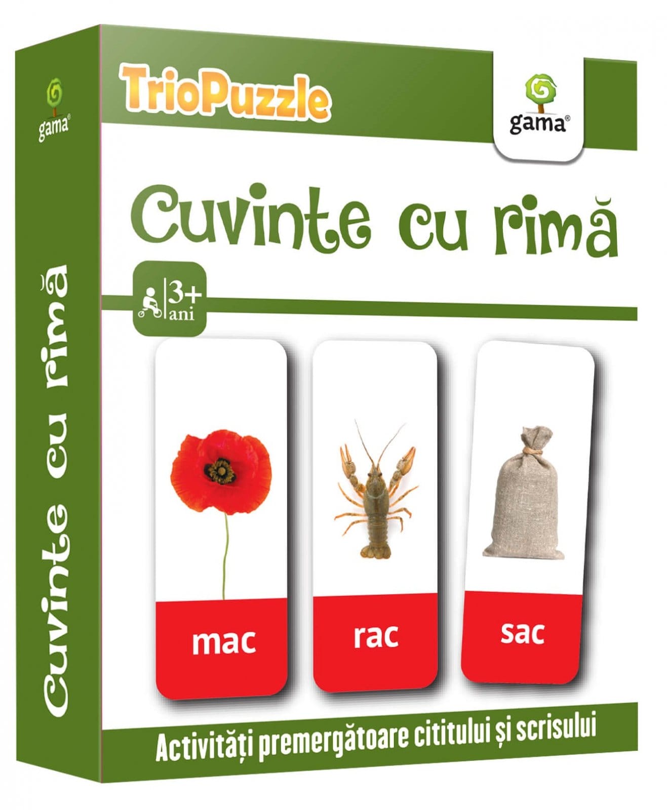 Vârsta - Cuvinte cu rimă, Editura Gama, 2-3 ani +