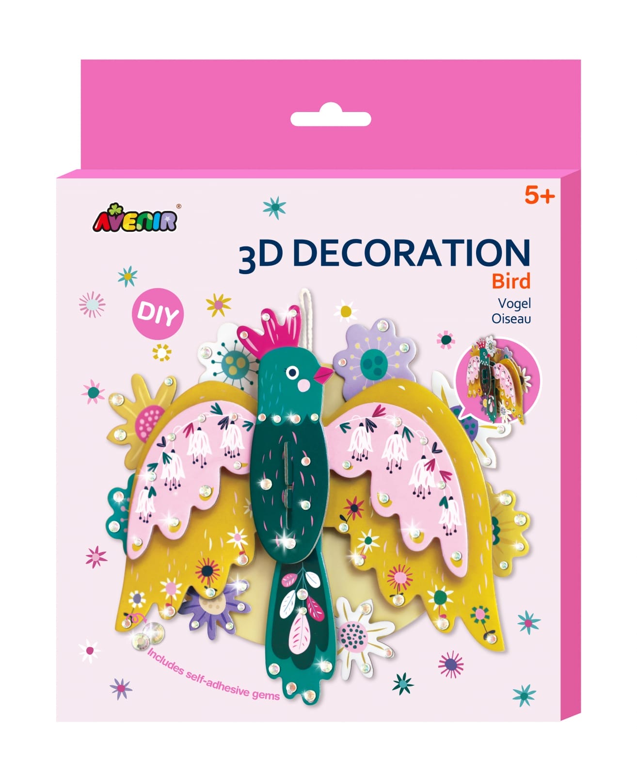 Decoratiune 3D-Pasare, + 3 ani [1]