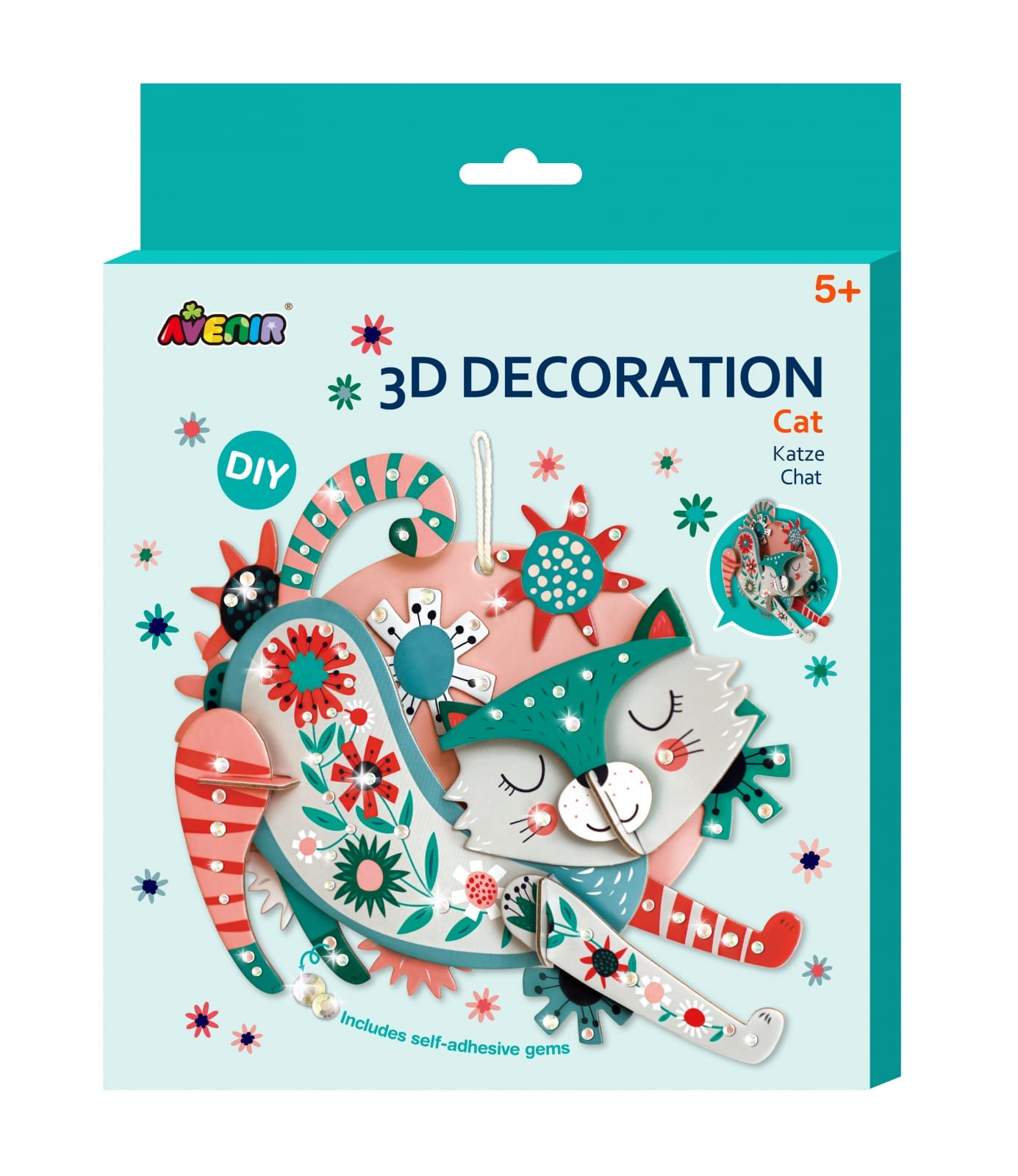 Decoratiune 3D - Pisica, + 3 ani [1]