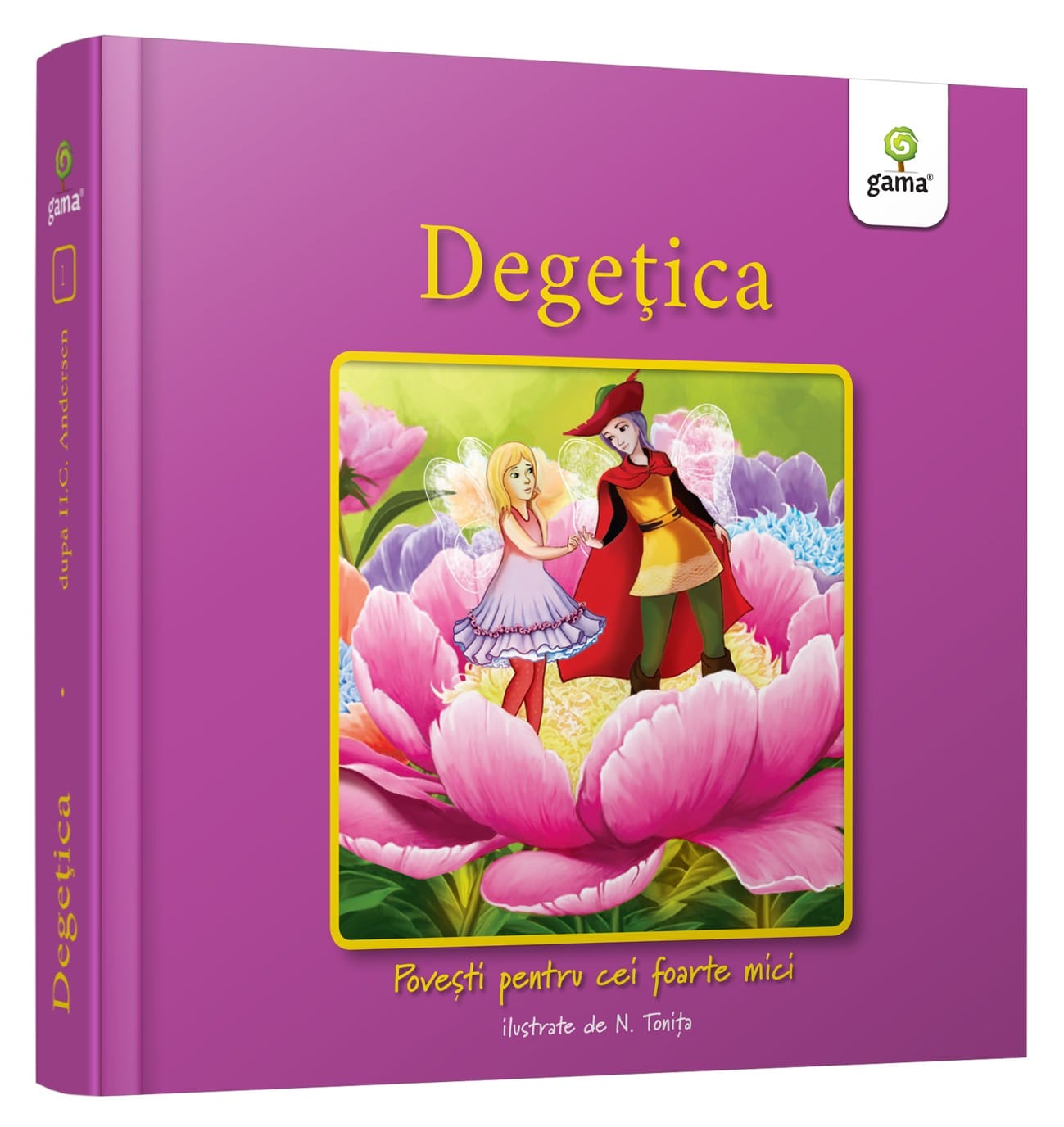 Carti povesti ilustrate - Degeţica, Editura Gama, 1-2 ani +