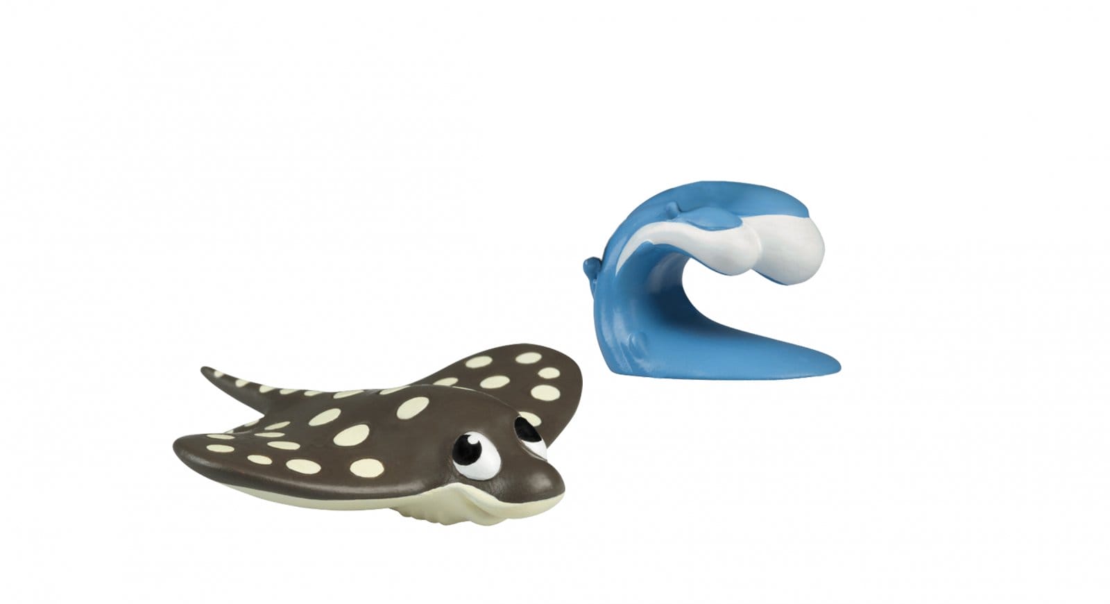 Figurine - Pisica de mare pui + val, DeAgostini, 2-3 ani