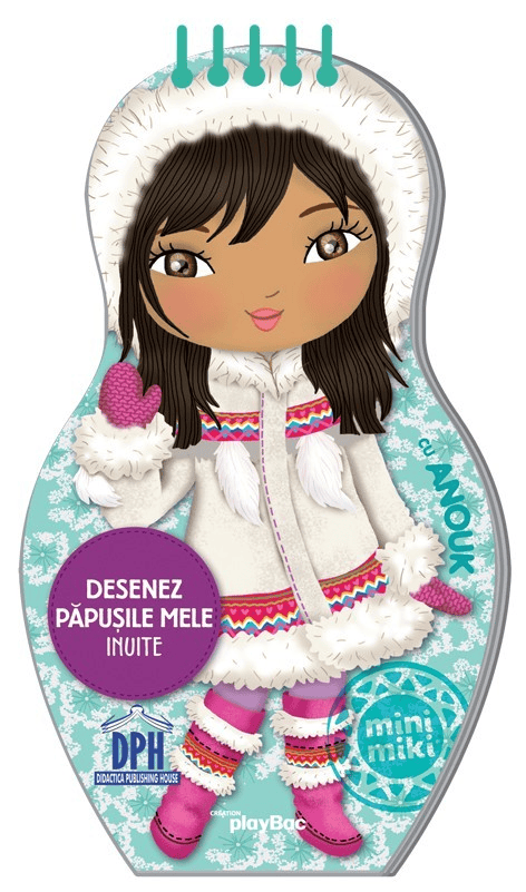 Jocuri creative - Desenez papusile mele - Inuite - cu Anouk, DPH, 4-5 ani +