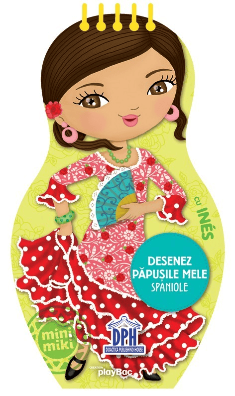 Jucarii copii 4-5 ani - Desenez papusile mele - Spaniole - cu Ines, DPH, 4-5 ani +
