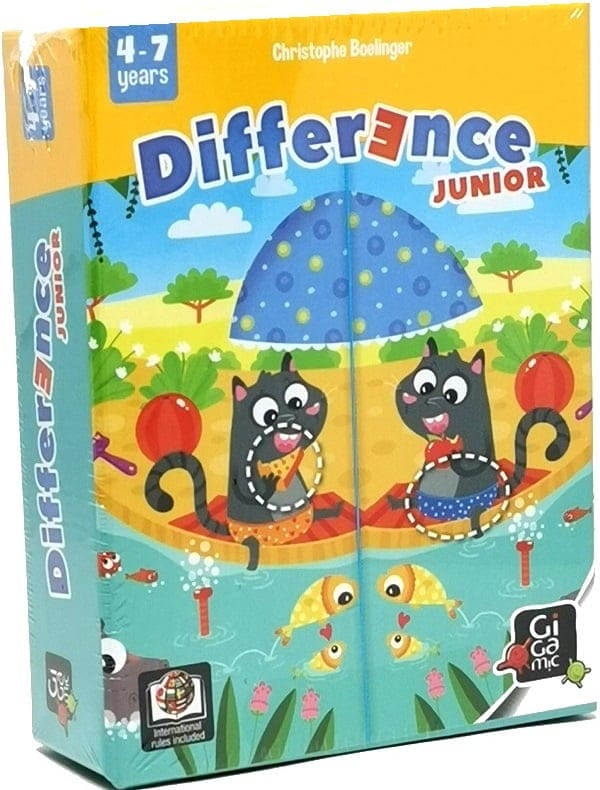 Jocuri de societate - DIFFERENCE JUNIOR, Gigamic, 4-5 ani +