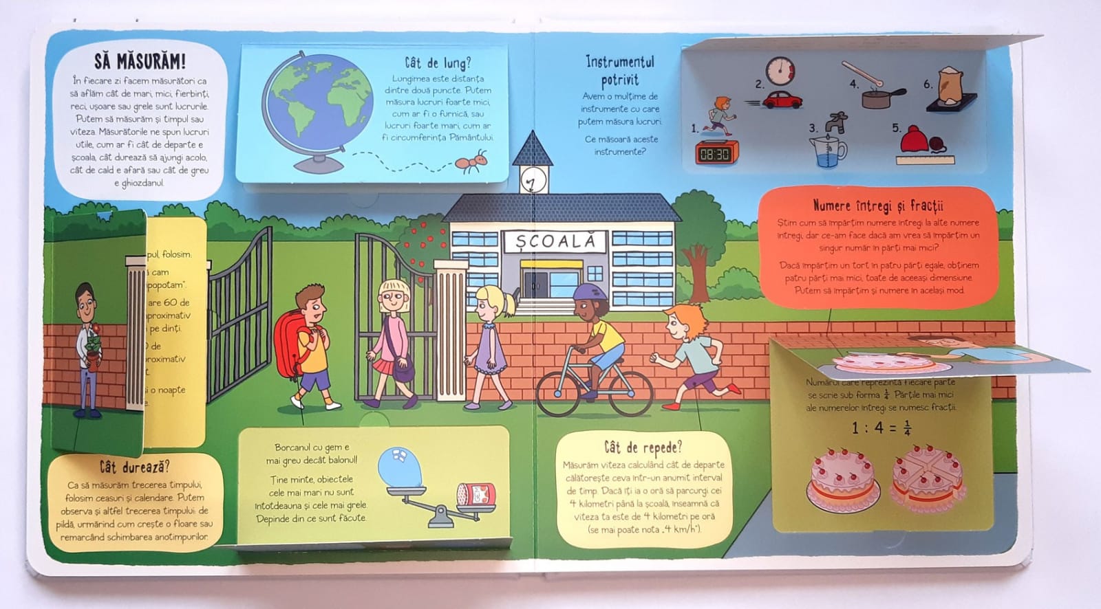 Carte Interactiva cu clapete, Micii Exploratori - Mate, Editura Gama, 3-5 ani [4]