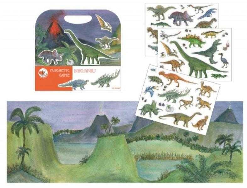 Jocuri cu magneti - Dinozauri, set magnetic, Egmont toys, 2-3 ani +
