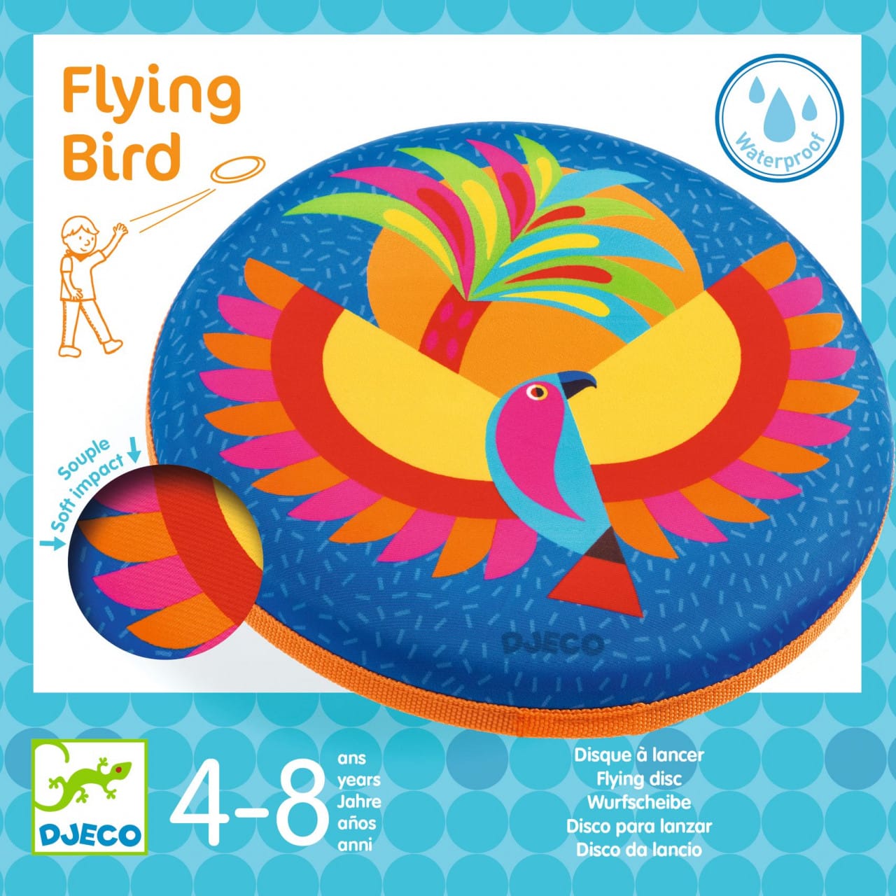Jucarii de exterior - Disc frisbee Djeco, Pasare