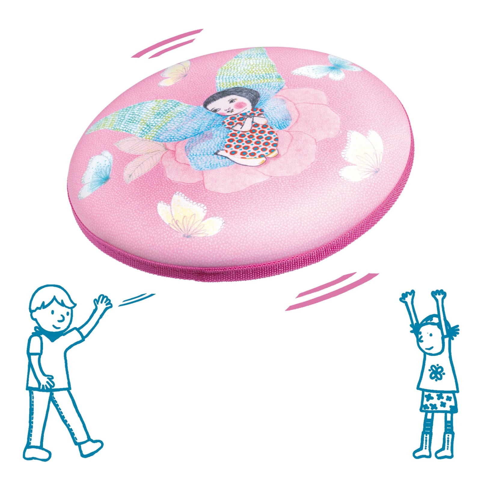 Disc frisbee Djeco, Zborul zanei, 4-5 ani + [4]