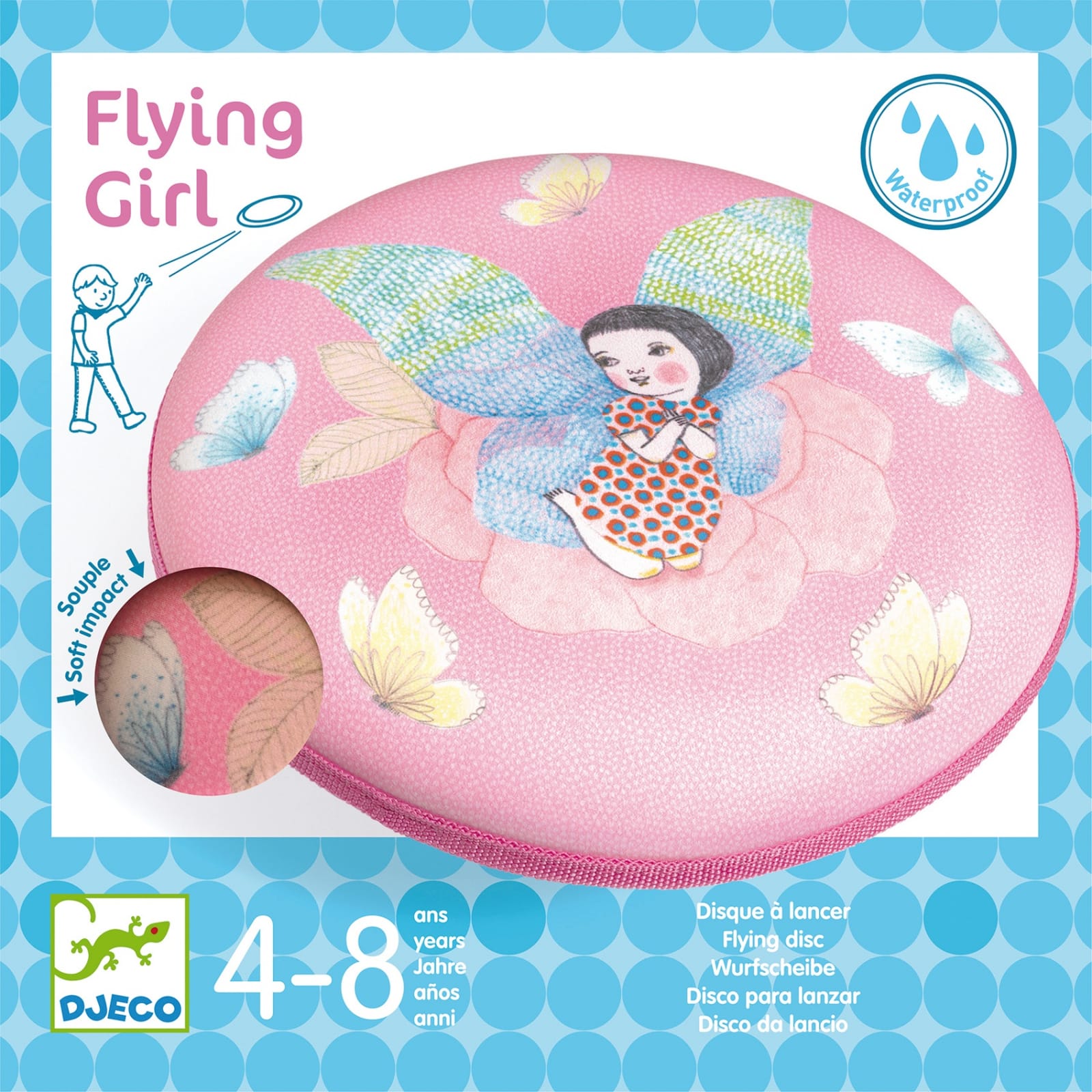 Disc frisbee Djeco, Zborul zanei, 4-5 ani + [1]