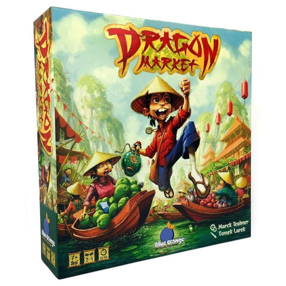 Jucarii si jocuri copii - Joc de societate pentru copii Dragon Market, Blue Orange, 6-7 ani +