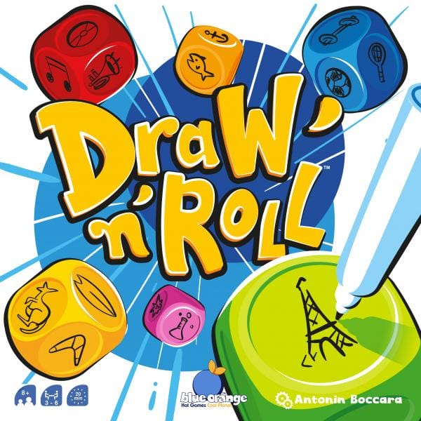 DRAW'N ROLL, Blue Orange, 10-11 ani + [1]