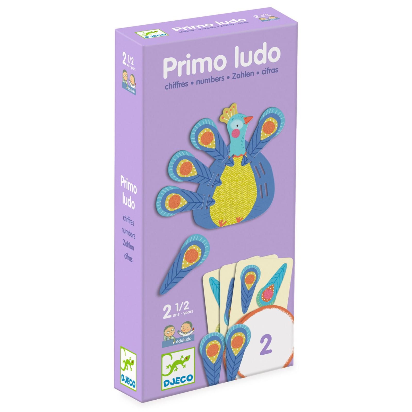 Jucarii educative 2 - 3 ani - Eduludo Primo ludo cifre Djeco, 0-1 ani +