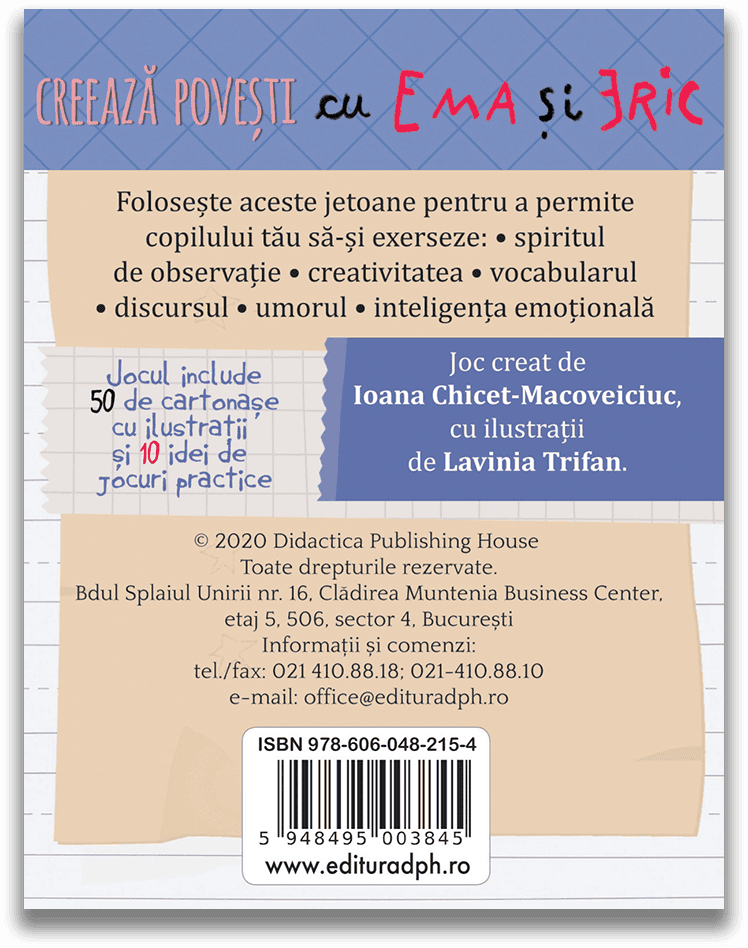 Creează poveşti cu Ema şi Eric: Aventuri ȋn oraş, DPH, 4-5 ani + [2]