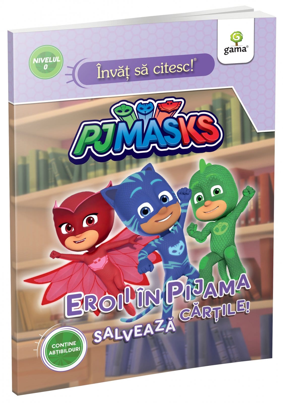 Eroii în pijama salvează cărțile, Editura Gama, 4-5 ani + [1]