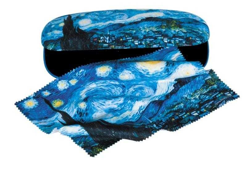 Cadouri copii - Etui cu textil si protectie ochelari, van Gogh, Fridolin, 6-7 ani +