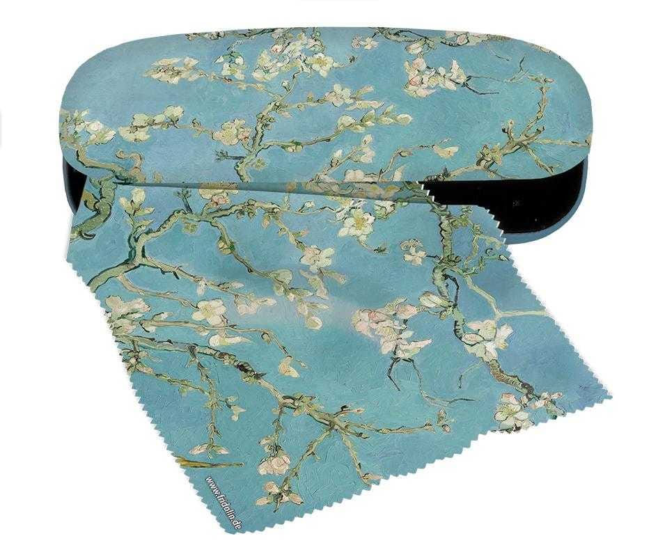Etui cu textil si protectie ochelari, van Gogh Ramuri inflorite, Fridolin, 6-7 ani + [1]