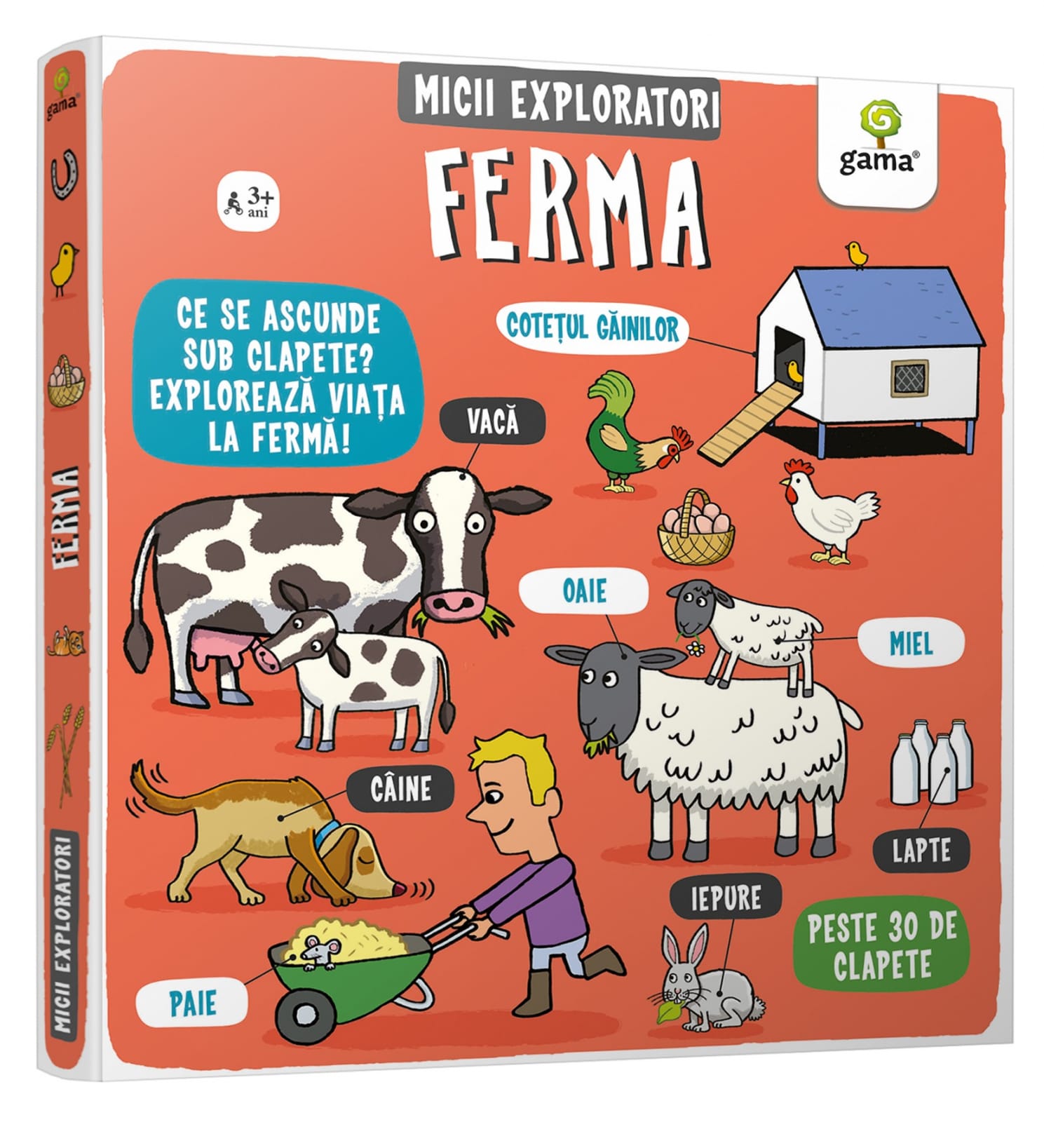 Cadouri copii - Ferma, Editura Gama, 2-3 ani +