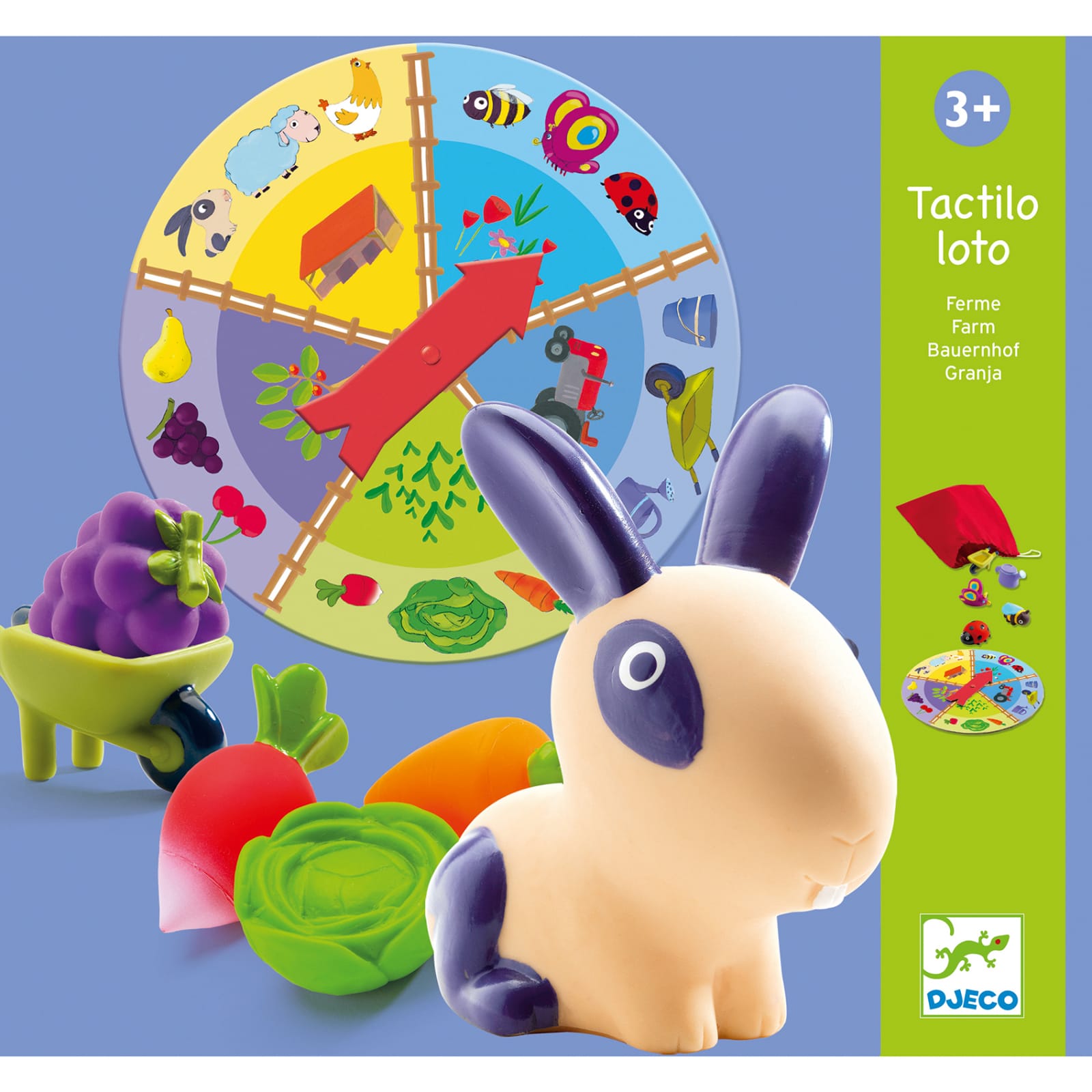 Ferma Tactilo Loto joc Djeco, 2-3 ani + [1]