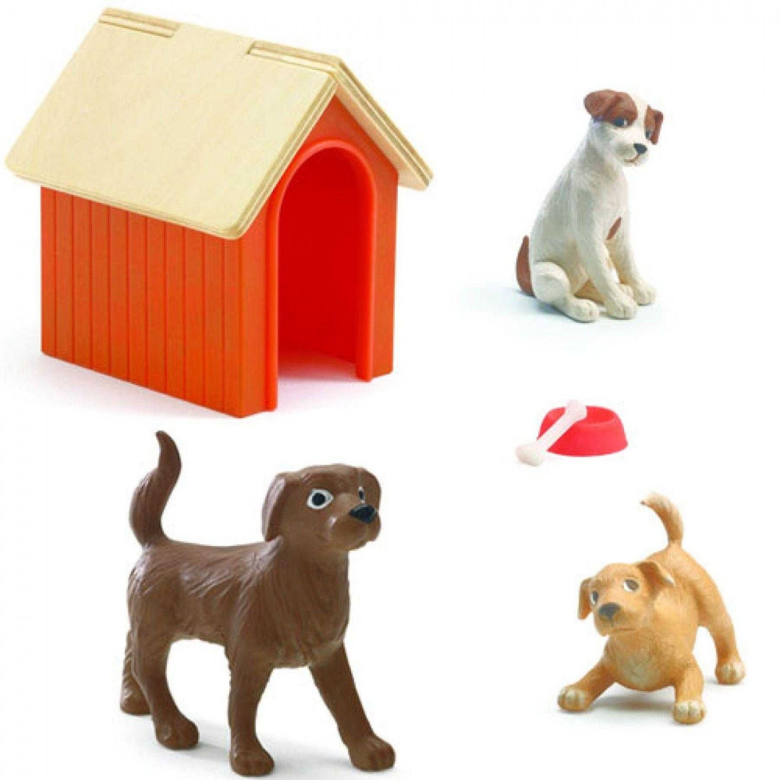 Jocuri de rol - Figurine Djeco, Cateii veseli, 2-3 ani +