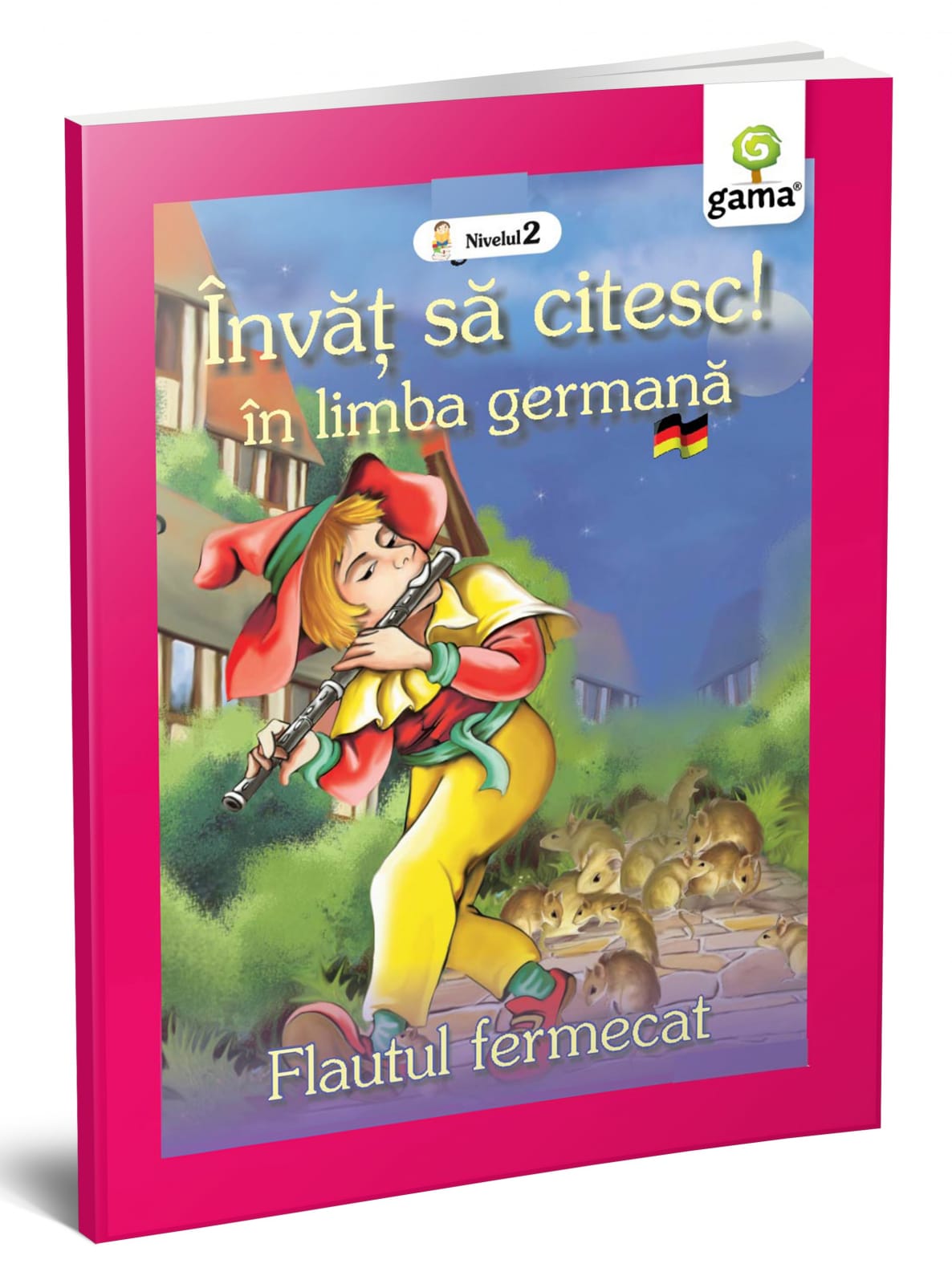 Carti invatare limbi straine - Flautul fermecat, Editura Gama, 6-7 ani +