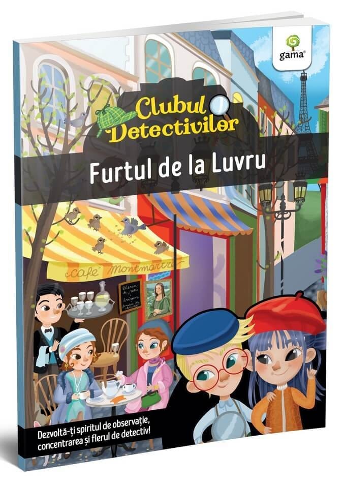 Jucarii copii 4-5 ani - Furtul de la Luvru, Editura Gama, 4-5 ani +