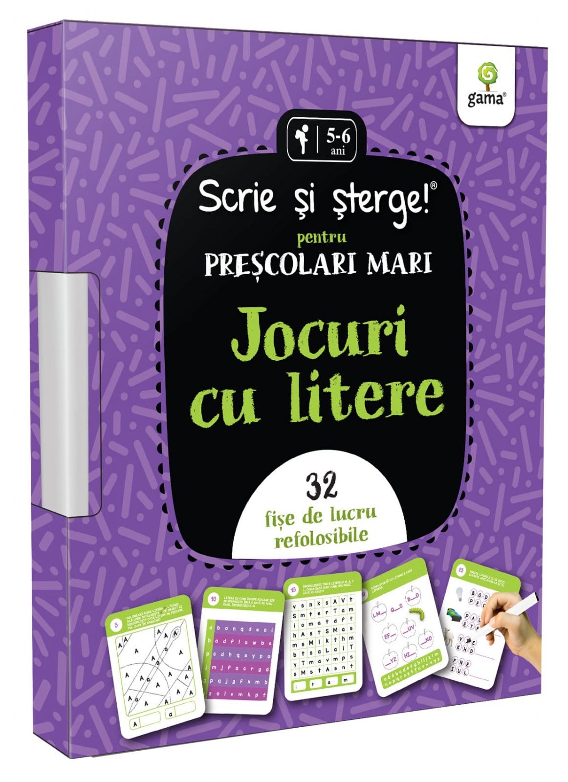 Jucarii si jocuri copii - Jocuri cu litere • pentru prescolari mari