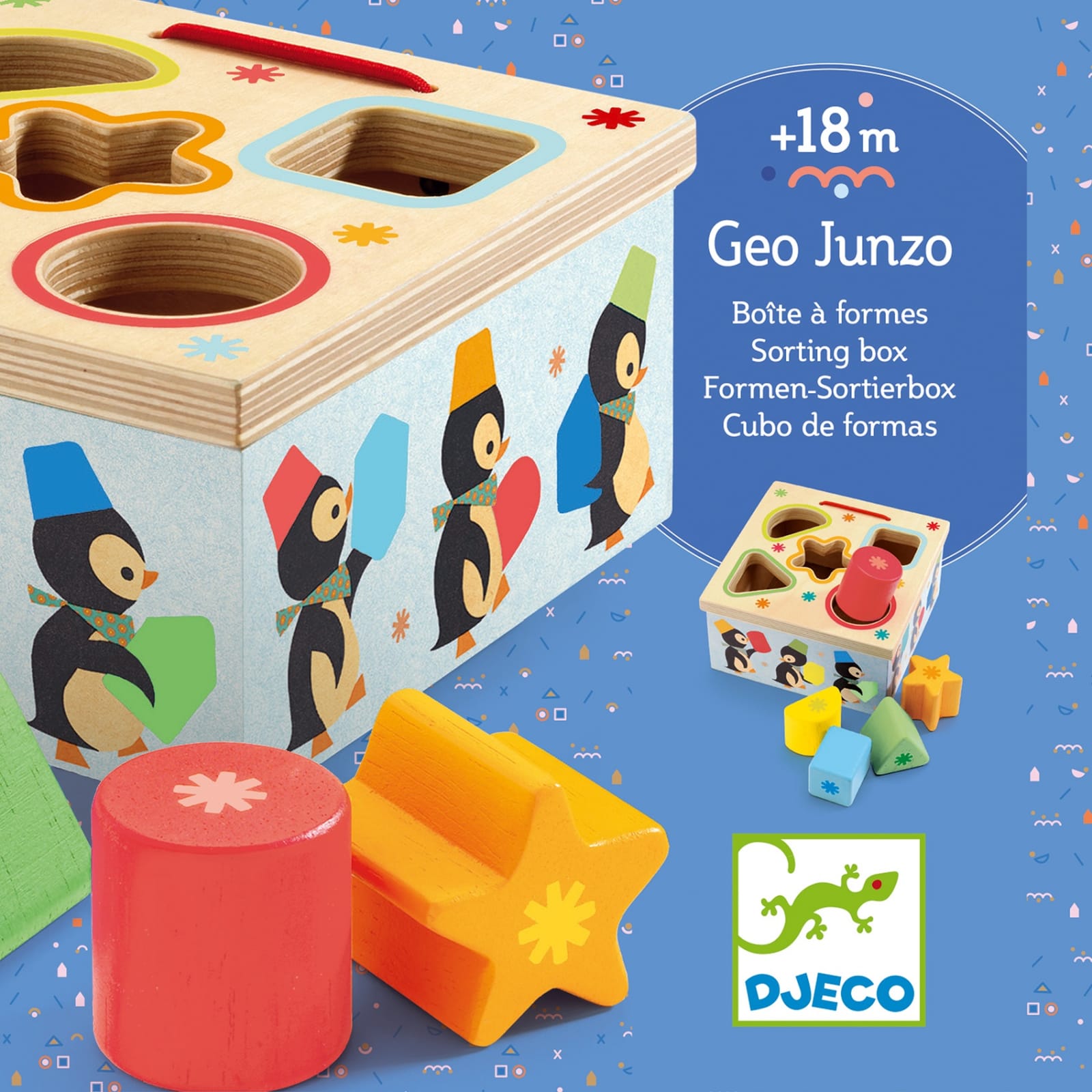 Geopingy Cutia formelor Djeco, 0-1 ani + [2]
