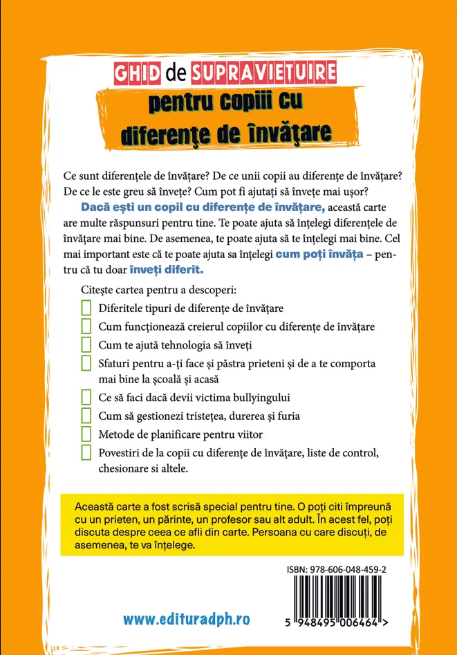 GHID DE SUPRAVIEȚUIRE PENTRU COPIII CU DIFERENȚE DE ÎNVĂȚARE, DPH, 12 ani + [2]
